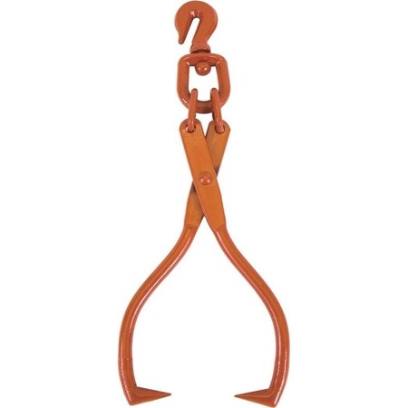 Koch Industries BARON Skid Tong with Grab Hook, 4 to 20 in Opening, Steel Tip, Steel Handle 4080049/42314